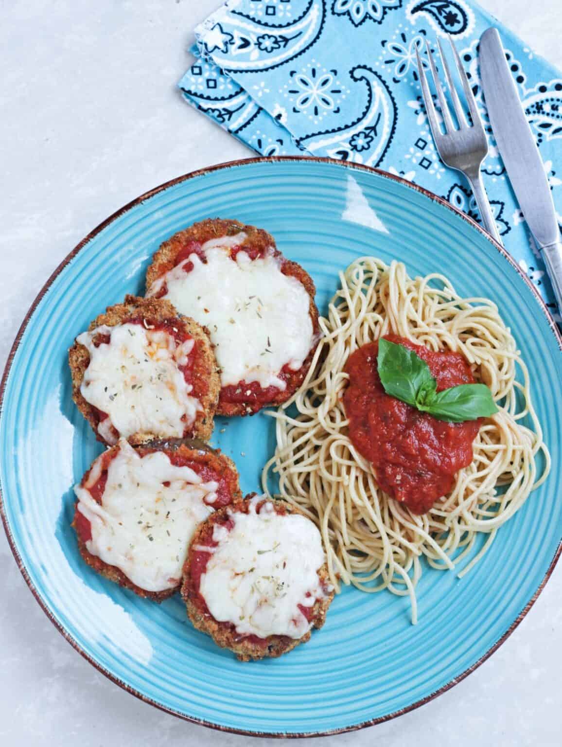 Eggplant Parmesan Air Fryer Recipe The Yummy Palate