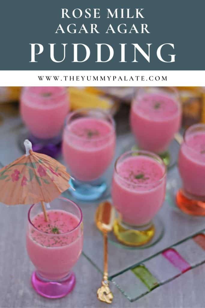 Rose pudding