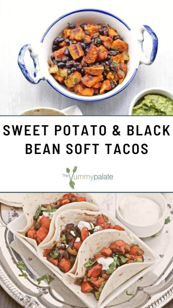 sweet potato taco with text.